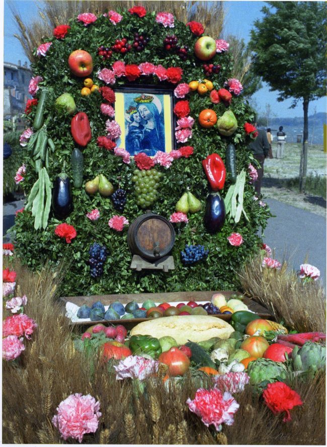 Mario Carbone Festa delle Passate, carro con immagine mariana , Marta, 2000